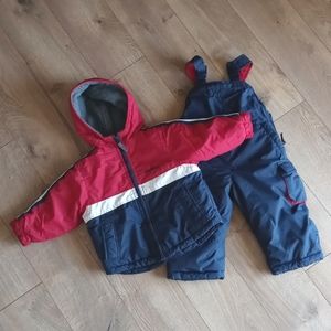 Oshkosh Winter Jacket and Snow Bibs Set